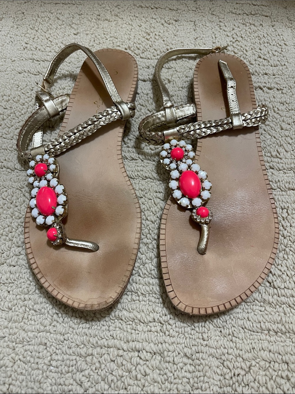 Lilly Pulitzer sandals size 8 EUC